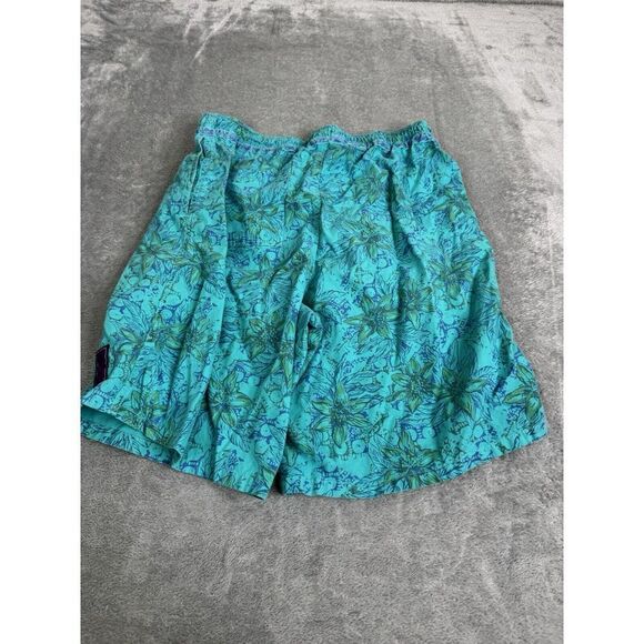 Vintage 90s Ocean Pacific Floral Shorts Men's Size Medium Blue - Picture 2 of 9